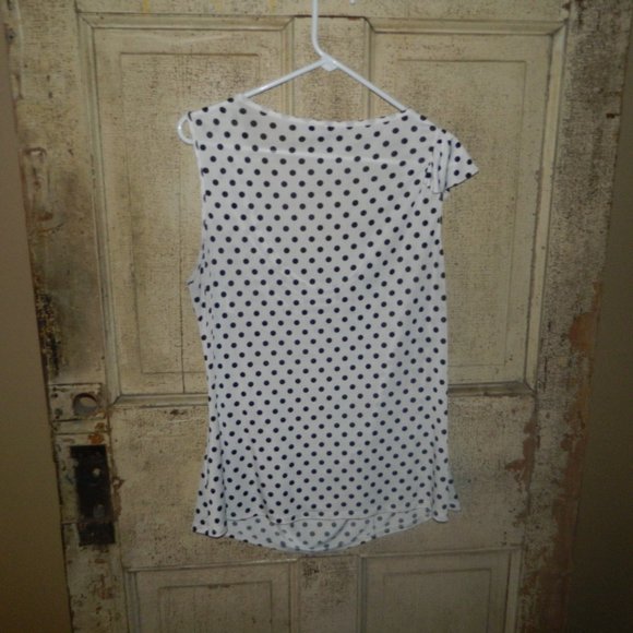 INOIS Ruched Side Ruffle Blouse Size XL (R-55) - Picture 5 of 5